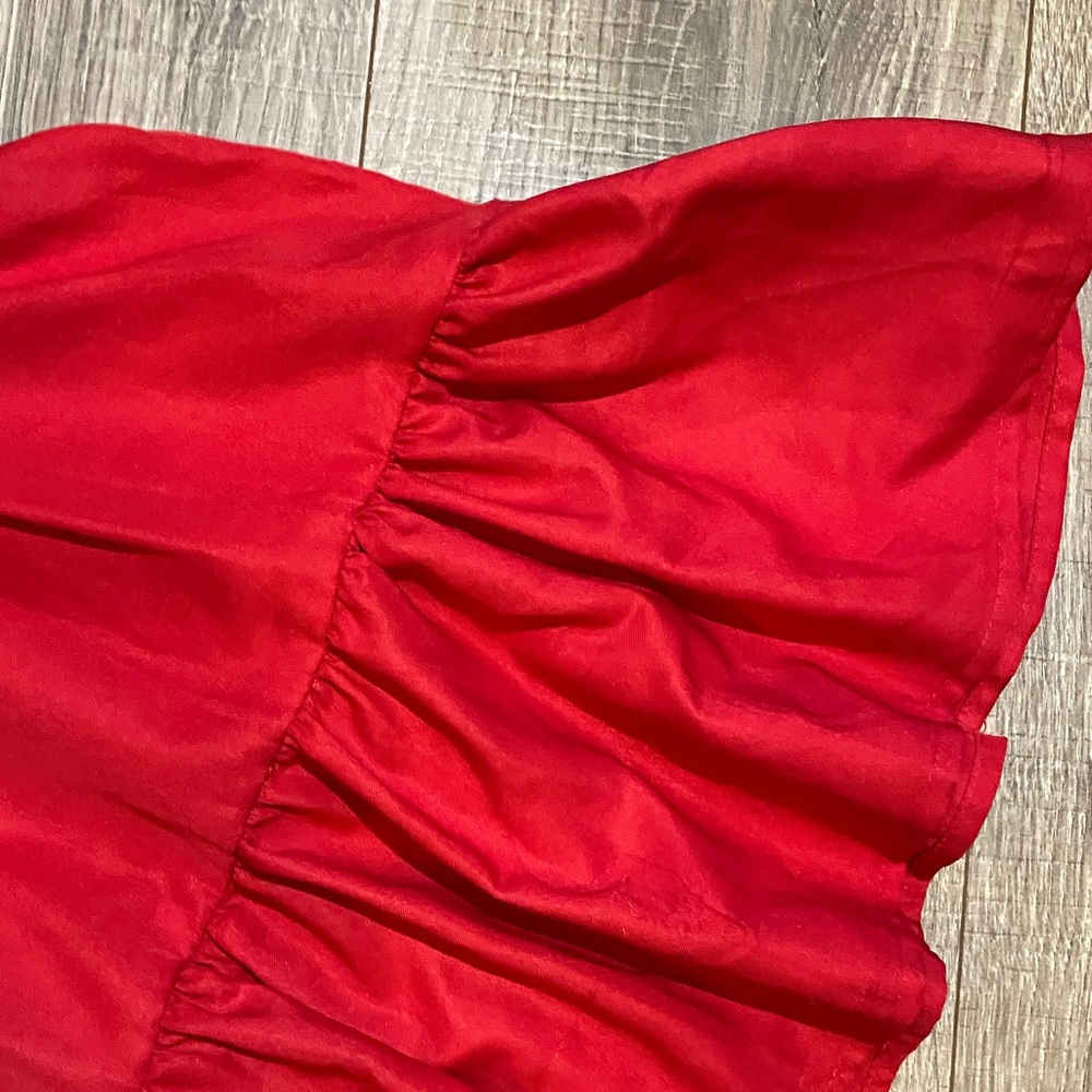 Gymboree Red Ruffle Kids Dress - Picture 4 of 8